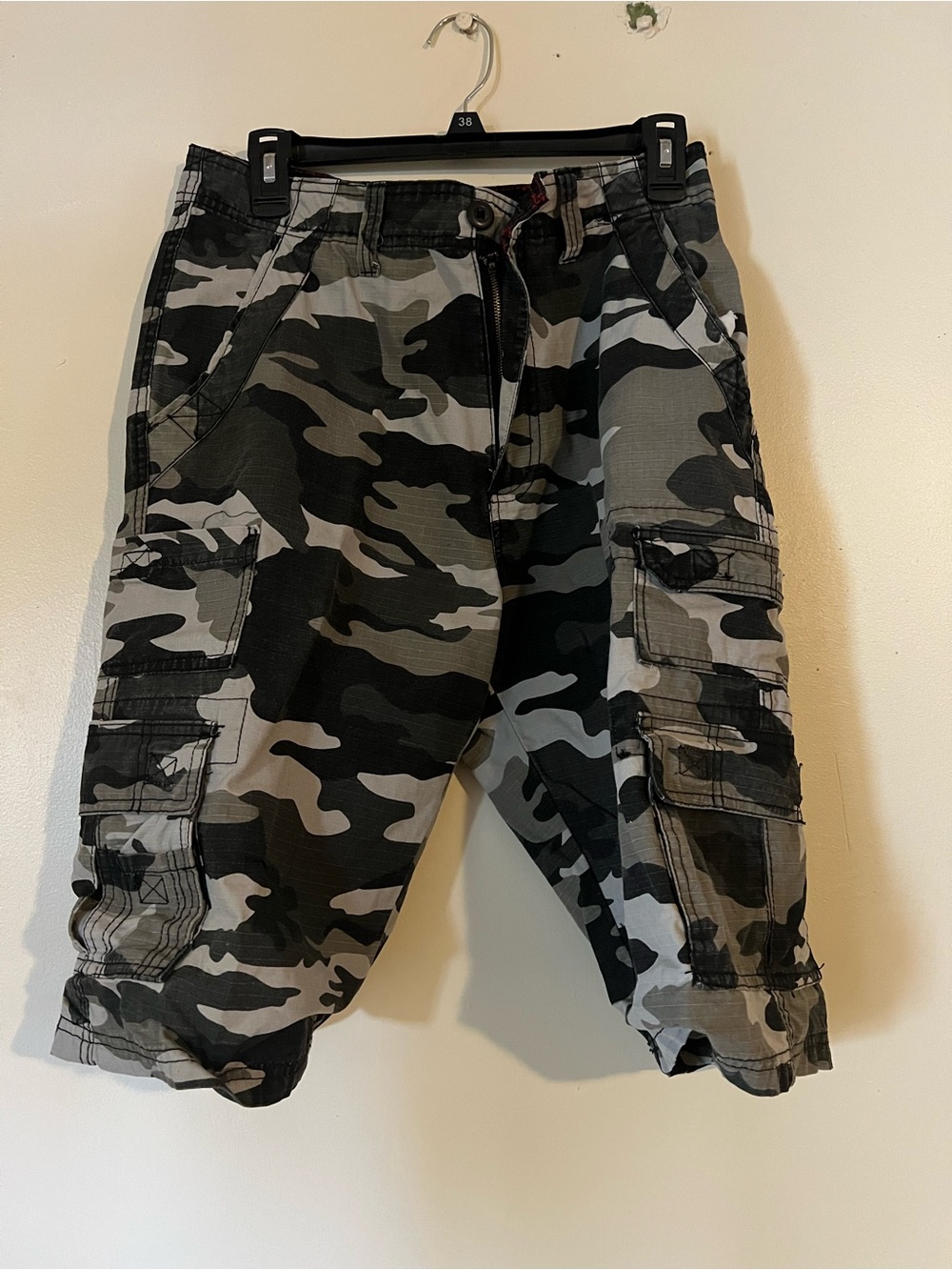 Company 81 Mens Urban Camo Cargo Shorts W32